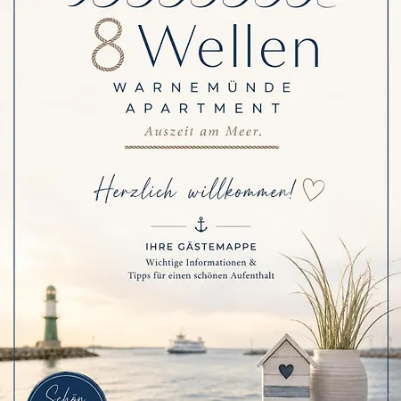 8 Wellen Warnemuende - Auszeit Am *